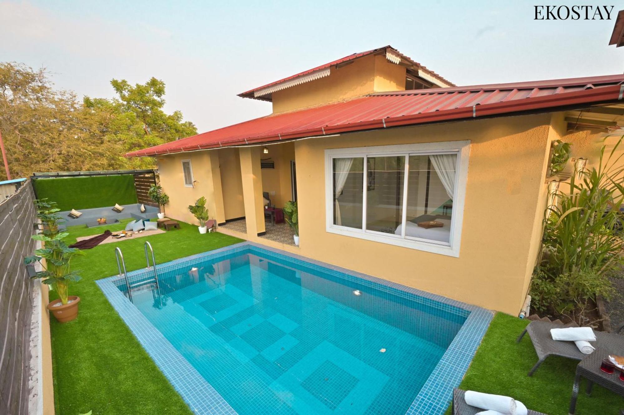 Ekostay - Pinewood Villa Алибаг Экстерьер фото