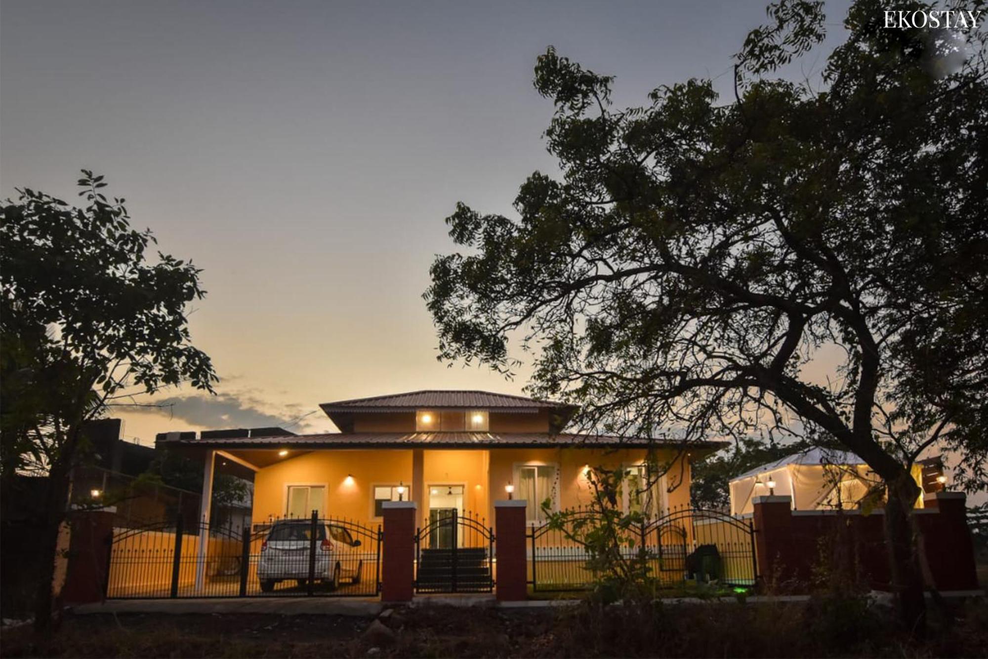 Ekostay - Pinewood Villa Алибаг Экстерьер фото